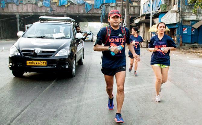 Girish Mallya, a media professional, has been running marathons for 15 years