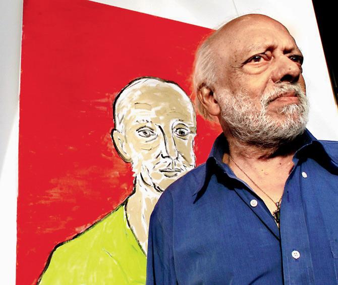 An Old Dog’s Diary, a film on Goan artist FN Souza (above, with a self- portrait) won the best short film award at the 2015 BFI London Film Festival last week; PIC/GETTY IMAGES 