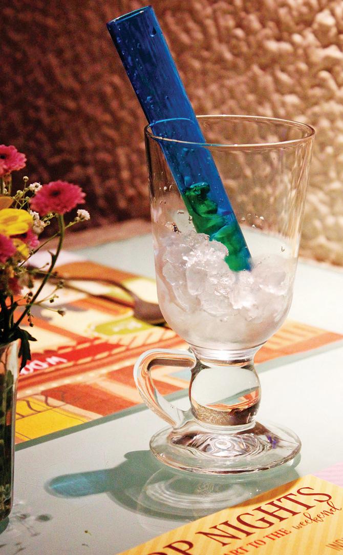 Gummy Bear shots are served  in quirky test tubes