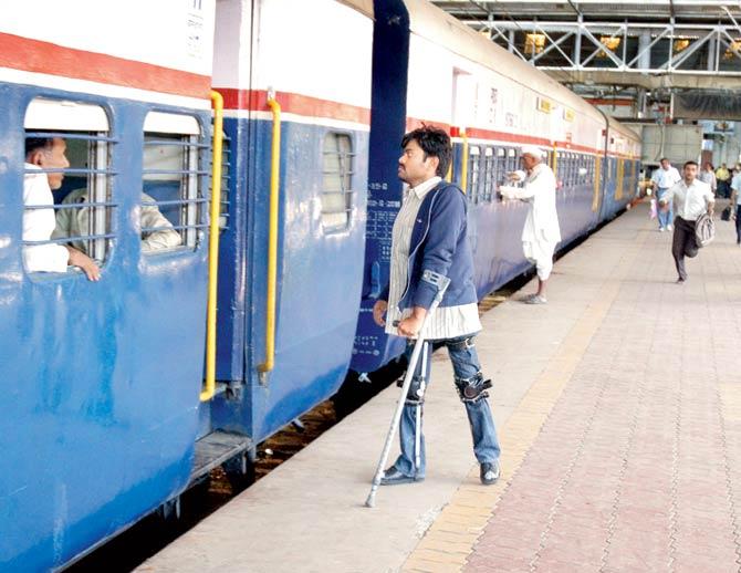 Handicapped commuters made the request during a meet between CR officials and ZRUCC members on October 6. File pic for representation