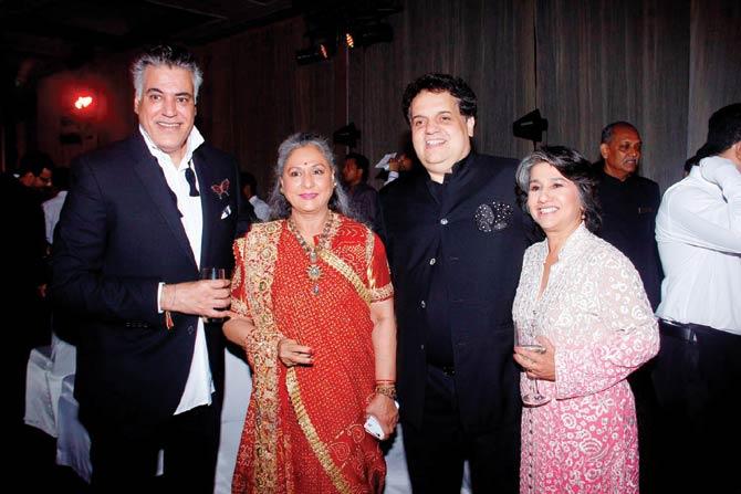 Abu Jani, Jaya Bachchan, Sandeep Khosla and Mallika Dutt