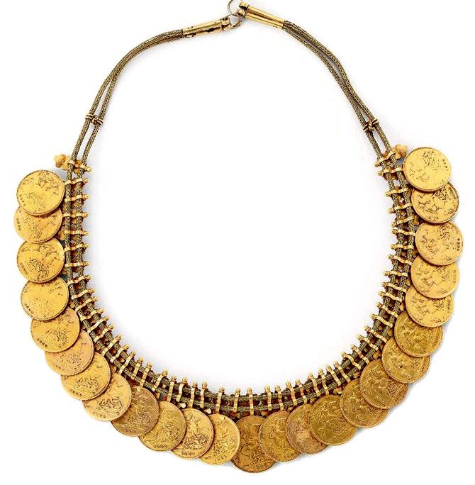 A necklace of sovereigns 