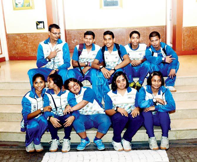 The Special Olympians at a day out at Kidzania, Ghatkopar