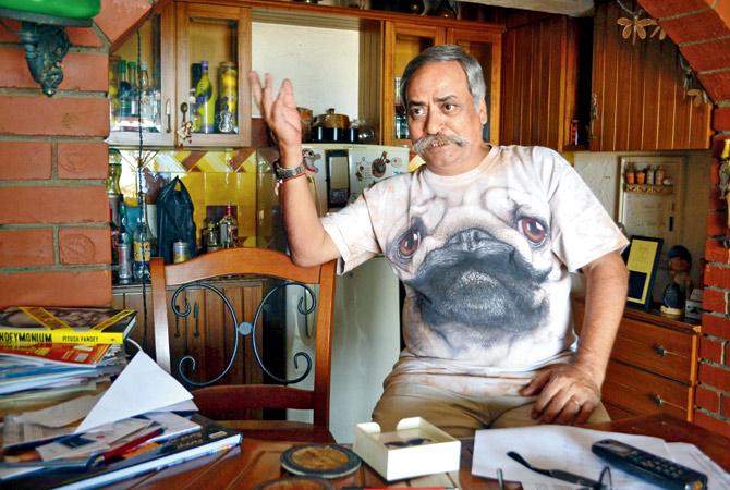 Piyush Pandey at his residence at Shivaji Park. Pic/ Datta Kumbhar