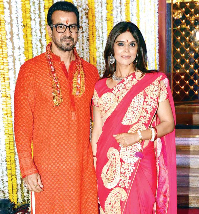 Ronit Roy with wife Neelam