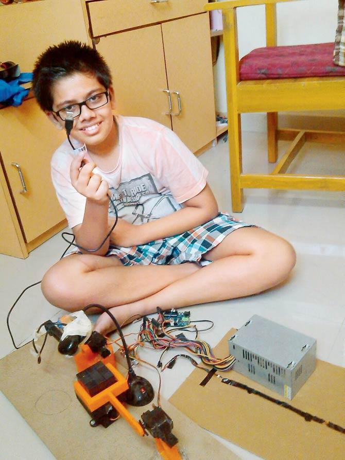 Sarvagnya Purohit, 12, has created a Rubik’s cube solver