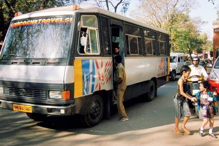 Parents join school bus owners to drive illegal buses out of Mumbai