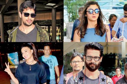 Spotted: Sidharth Malhotra, Alia Bhatt, other celebs at Mumbai airport