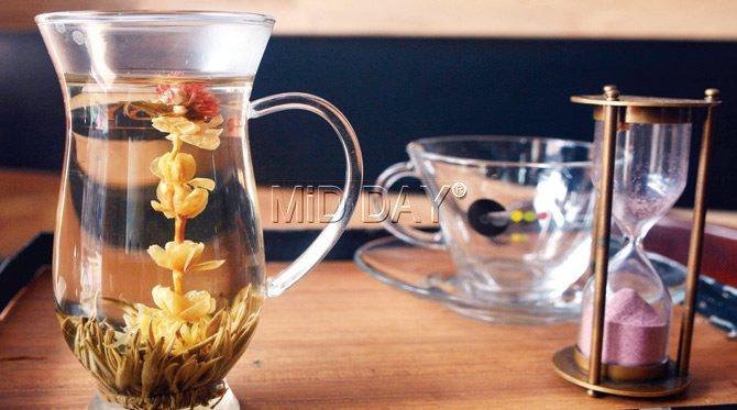 The Love Tea, a mix of green tea, marigold flowers and jasmine flowers, was stellar.  PICS/ SAYYED SAMEER ABEDI 