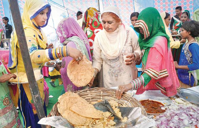 The villagers  paid for the wedding expenses and even bought the basic utilities that formed part of the dowry. pics/pti