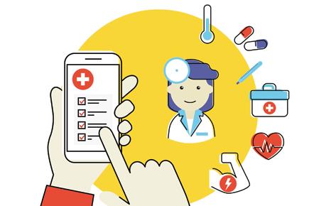 Online app: Doctor on the go