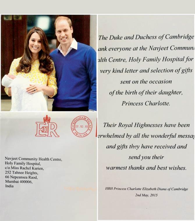 The acknowledgement sent by the royals to the parent company of Befriend NGO
