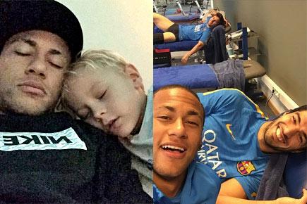 Neymar shares pics with son, Lionel Messi on Instagram
