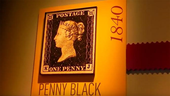 Penny Black postage stamp