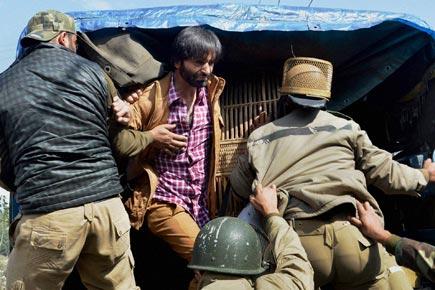 Truckers death: Protests, clashes leave six injured; police detains JKLF chief Yasin Malik
