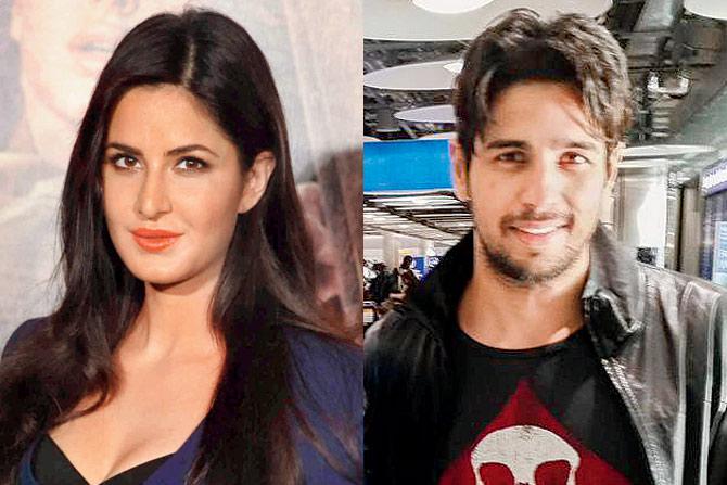 Katrina Kaif (above) and Sidharth Malhotra (below) feature in  the film