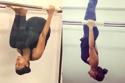 Bipasha Basu loves 'hanging' from gym bars
