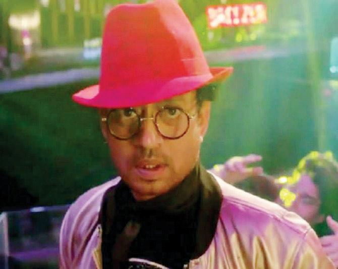 Irrfan shocked his fans by doing a spoof of Bollywood party songs