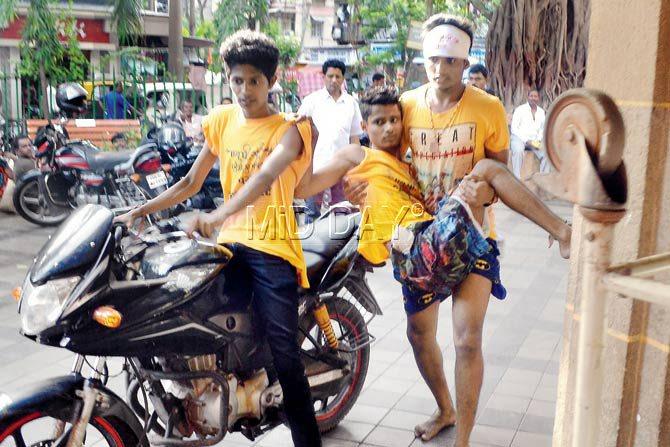An injured govinda
