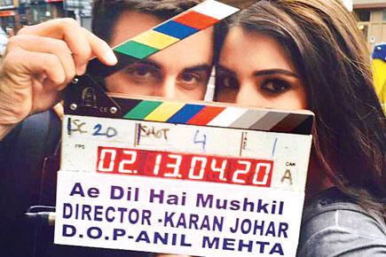 Ranbir Kapoor, Anushka Sharma on sets of 'Ae Dil Hai Mushkil'