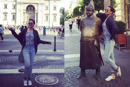 Sonakshi Sinha enjoying tourist attractions in Budapest