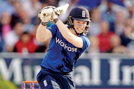 Skipper Eoin Morgan leads from the front as England level series