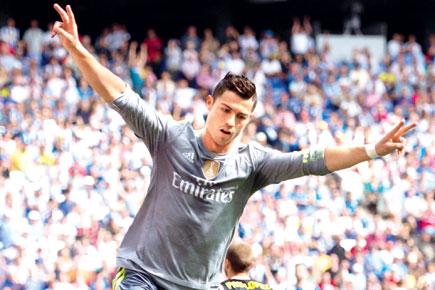 La Liga: High-five for Cristiano Ronaldo as Real rout Espanyol 6-0