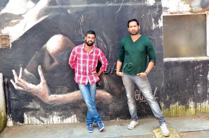 Gresham Fernandes and Manoj Shetty at Jude Bakery Bandra West. Pic/Sayed Sameer Abedi