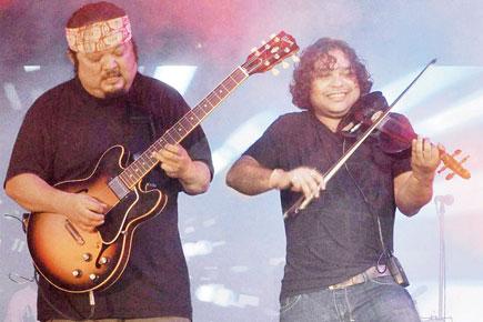 Rock band Parikrama performs at an event in Mumbai