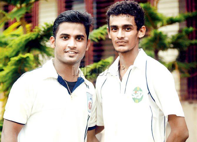 Meghan Pednekar (left) and Fahim Athanikar. Pic/Atul Kamble