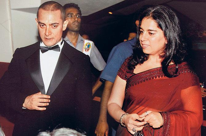 Aamir Khan and Reena Dutt