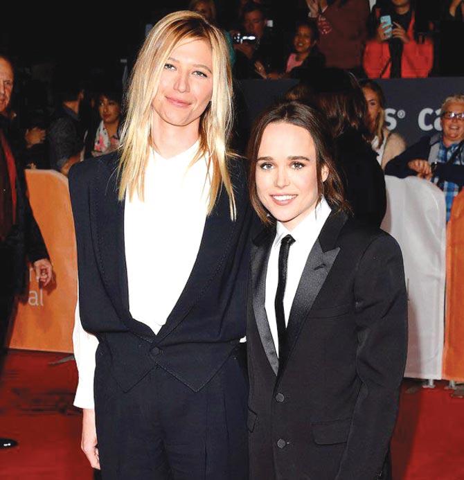 Samantha Thomas and Ellen Page