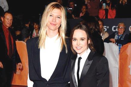 Ellen Page makes red carpet debut with girlfriend