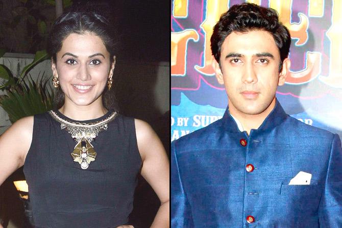 Taapsee Pannu and Amit Sadh
