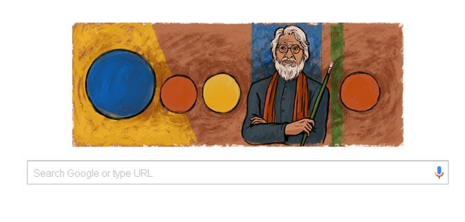 MF Husain birth anniversary Google Doodle