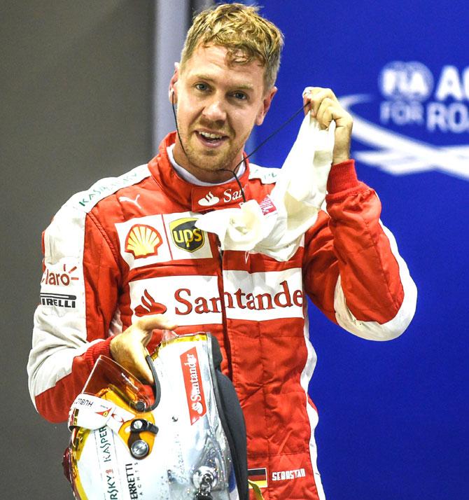 Sebastian Vettel. Pic/AFP