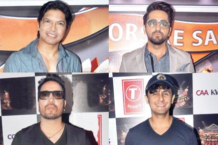 Ayushmann Khurrana and other celebs at a concert