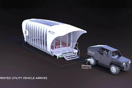 3D printed vehicle that recharges your house