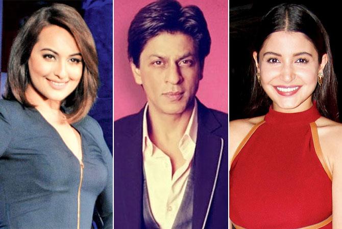Sonakshi Sinha, Shah Rukh Khan and Anushka Sharma are among the several celebs who have wished their fans Eid Mubarak