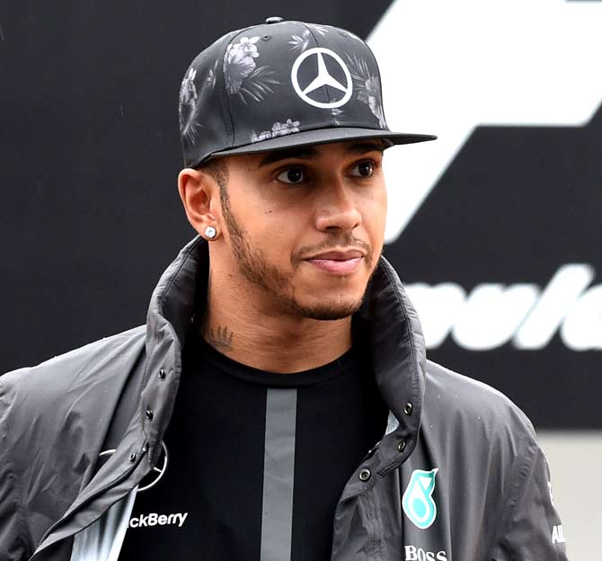 Lewis Hamilton. Pic/AFP
