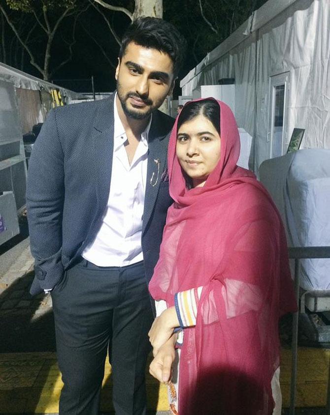 When Arjun Kapoor was left star-struck by Malala Yousafzai