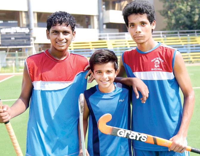 Ayush Shetty (L), Rajin Mehta & Mihir Patil (R)