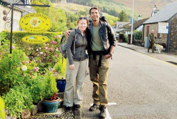 The duo started their sabbatical in Scotland