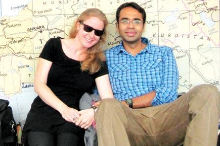 Indian-origin novelist and his wife's soul trip around the world
