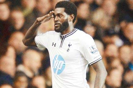 EPL: Adebayor dropped from Tottenham squad for rest of year