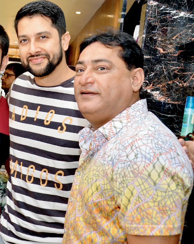 Aftab Shivdasani and Bablu Aziz