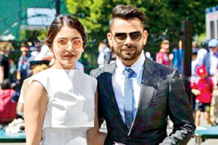 Virat visits Anushka in London, where she's shooting for her next