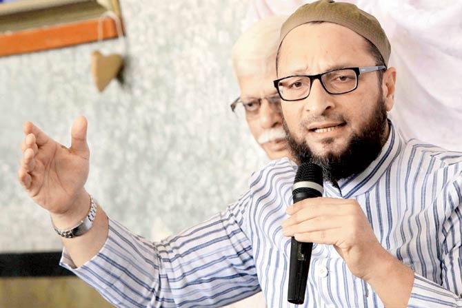 AIMIM chief Asaduddin Owaisi said it was absurd to draw parallels where there weren’t any, between Sanatan Sanstha and AIMIM. File pic