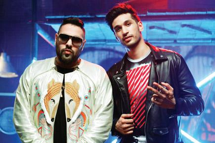 Rapper Badshah and singer Arjun Kanungo shoot for their music video