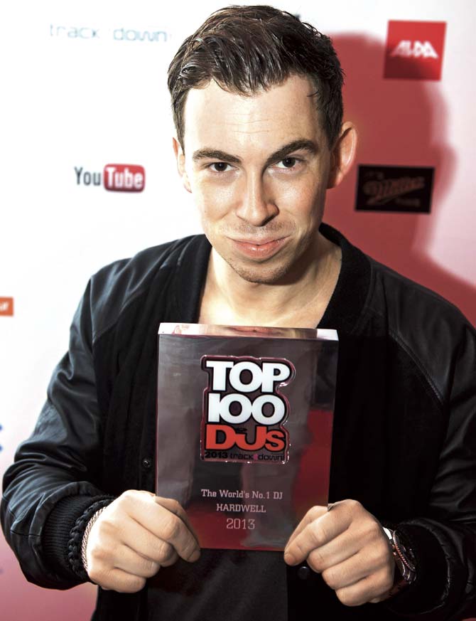DJ Hardwell. Pic/AFP